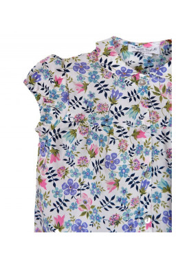 Blouse bébé en Liberty Madeleine