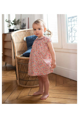 Robe bébé smockée Mariette
