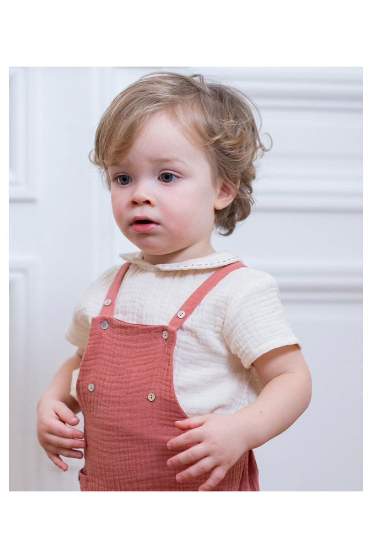 Chemise bébé brodée Martin