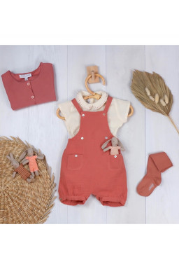 Chemise bébé brodée Martin