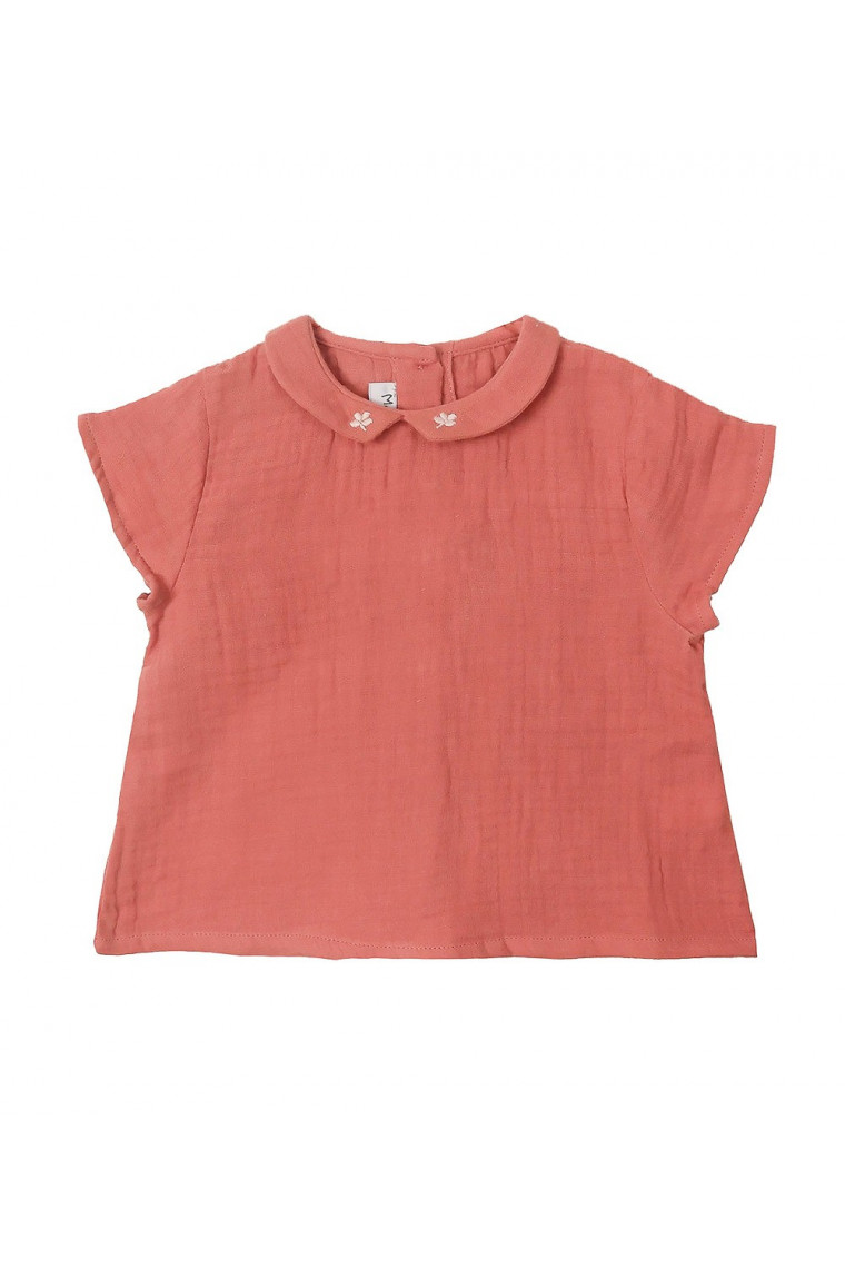 baby Lucky embroidered blouse