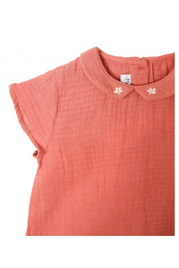 Chemise bébé brodée Lucky