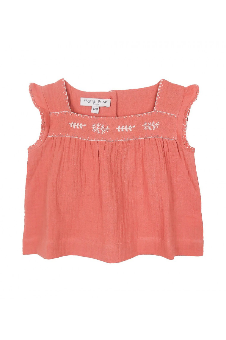 Blouse bébé brodée Olivia