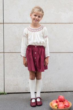 Blouse en double gaze bio Alba