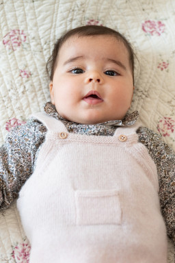 Baby jumpsuit in merino wool
