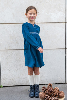 Eva hand emboidered girl dress