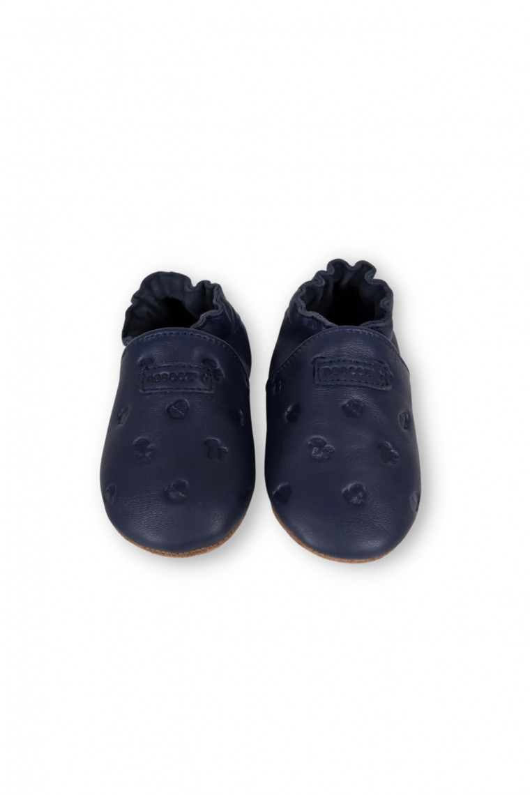 Baby leather slippers by Robeez