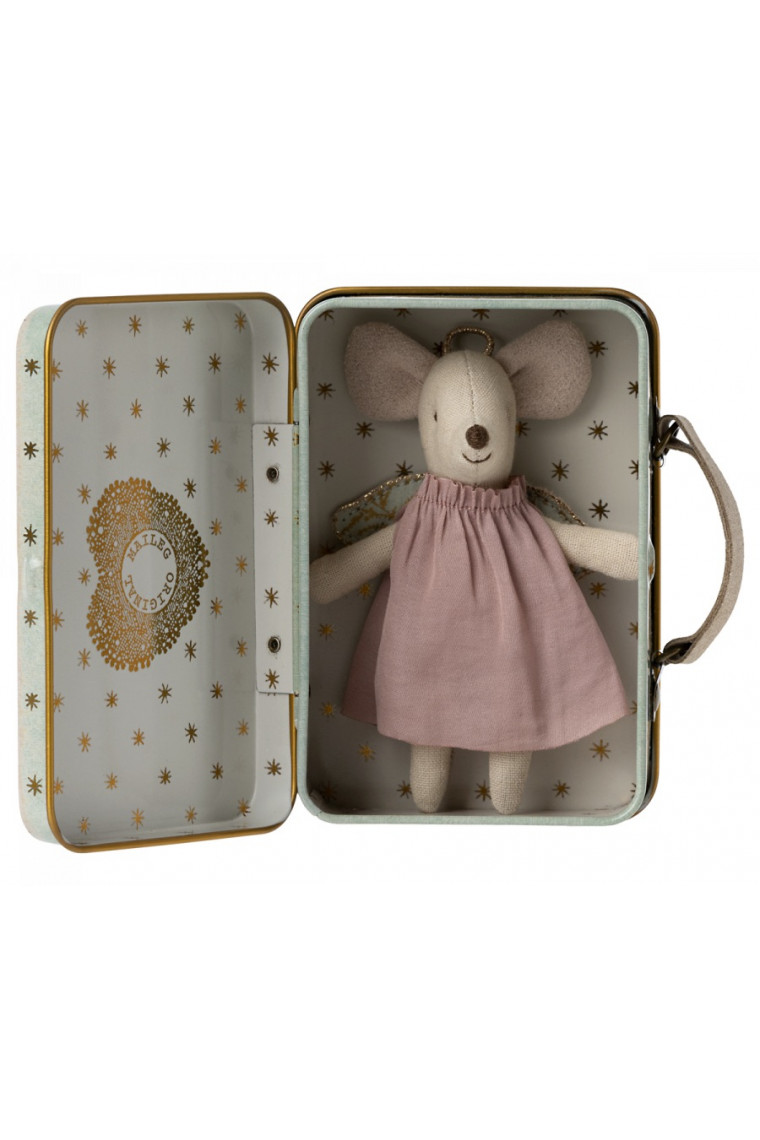 Angel mouse in suitcase  Maileg