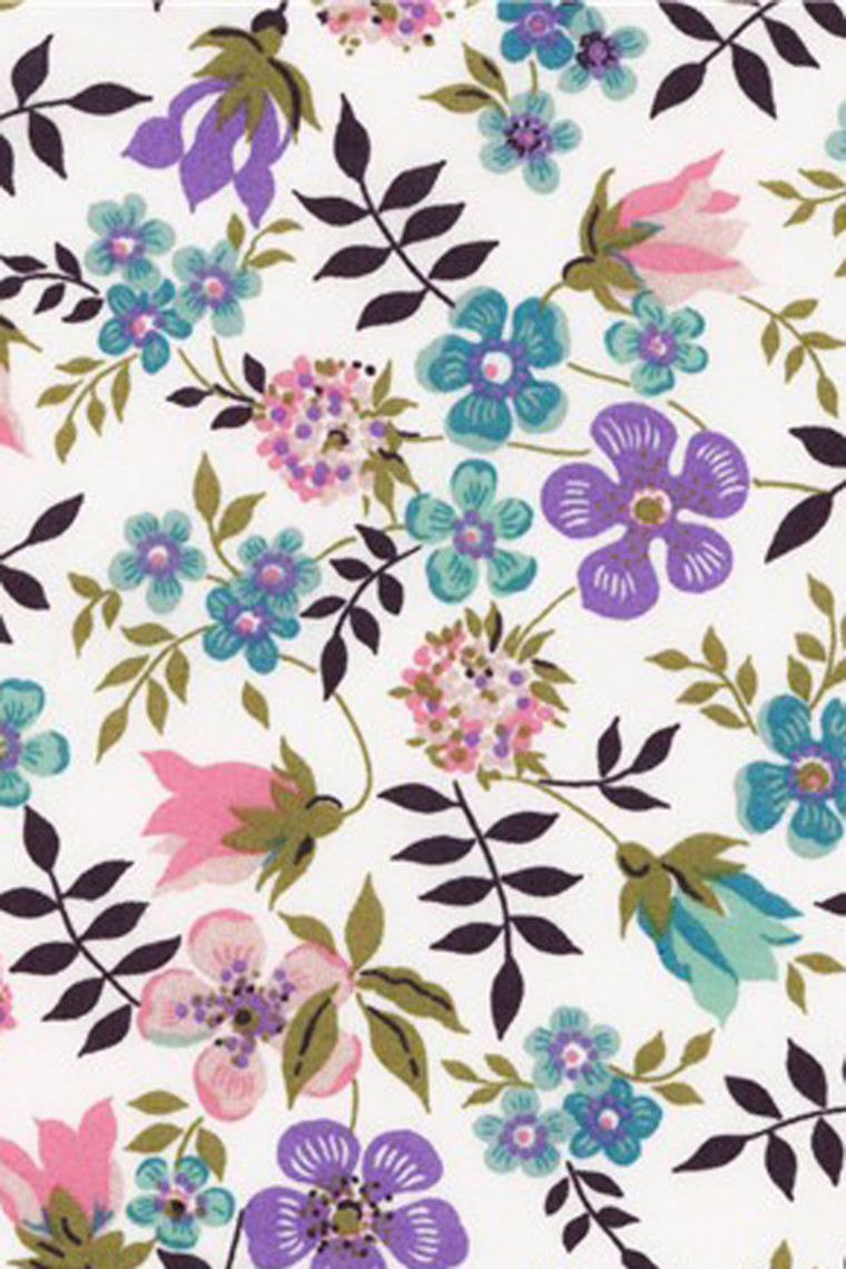 Liberty yard fabric Edenham multico flowers
