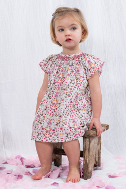 Gabrielle baby dress in Liberty
