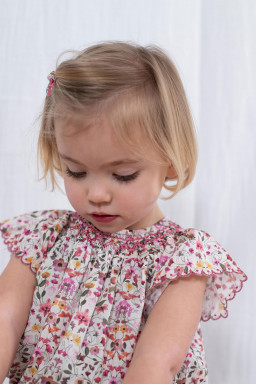 Gabrielle baby dress in Liberty