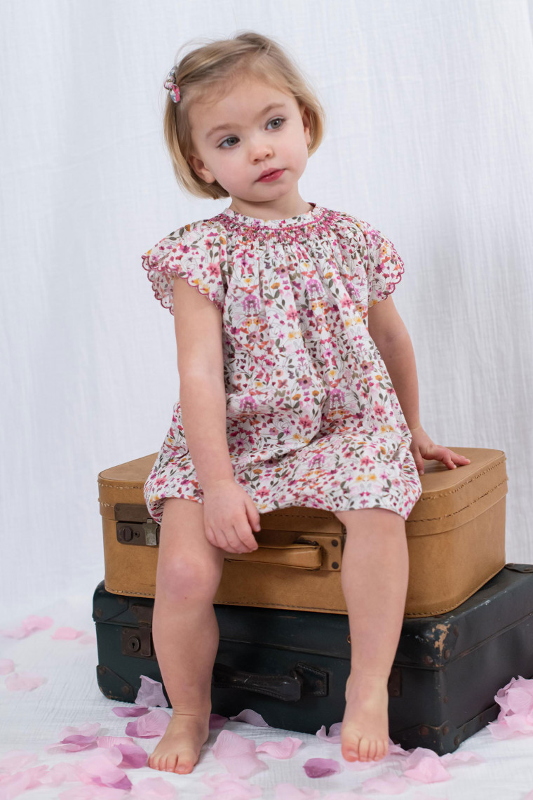 Gabrielle baby dress in Liberty