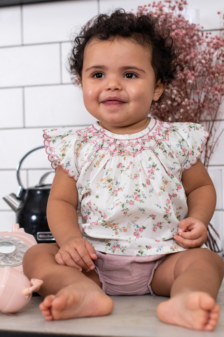 Paloma baby blouse in Liberty