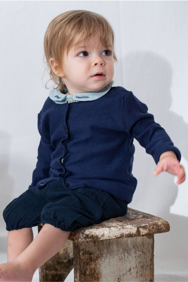 Mayeul cardigan for babies