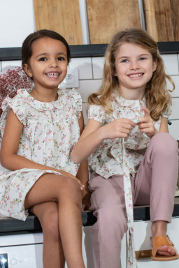 Charline dress for girl in Liberty
