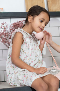 Charline dress for girl in Liberty