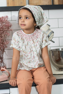 Gaia blouse for girl in Liberty