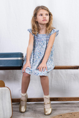 Rosa smocked dress in Liberty