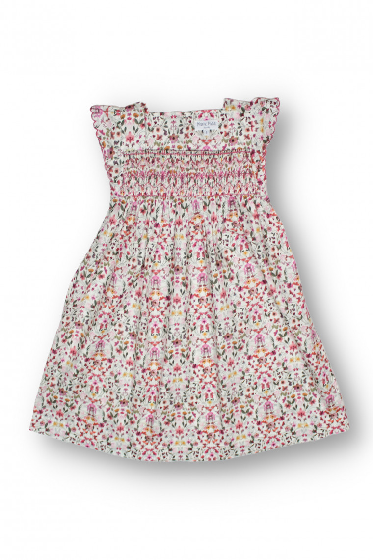 Rosa smocked dress in Liberty