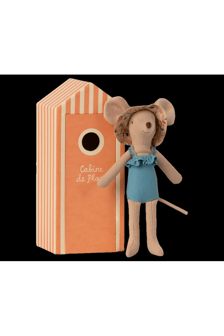 Beach mouse Mum & beach house Maileg