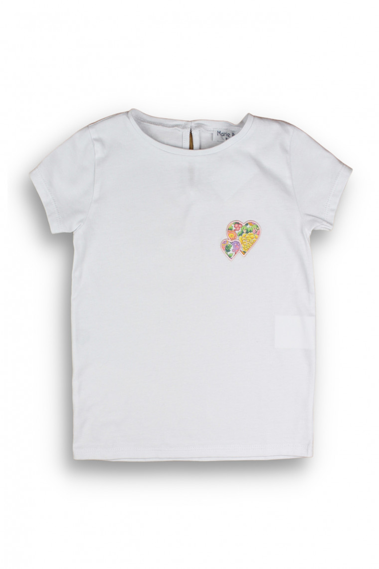 T-shirt coeur with Liberty