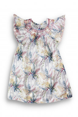 Stella smocked dress in Liberty