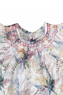 Stella smocked dress in Liberty