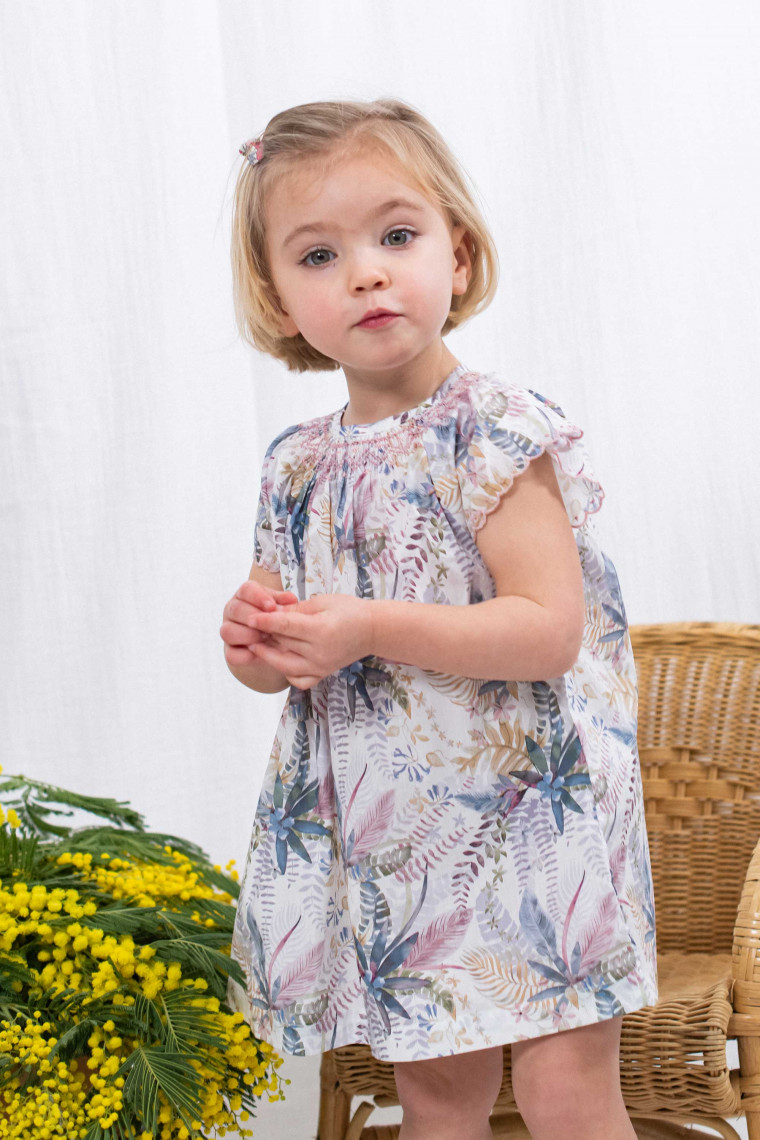 Gabrielle baby dress in Liberty