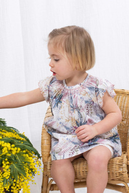 Gabrielle baby dress in Liberty
