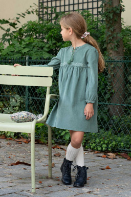 Robe fille brodée Eva