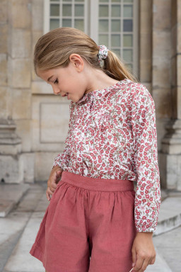 Corine blouse for girl in Liberty