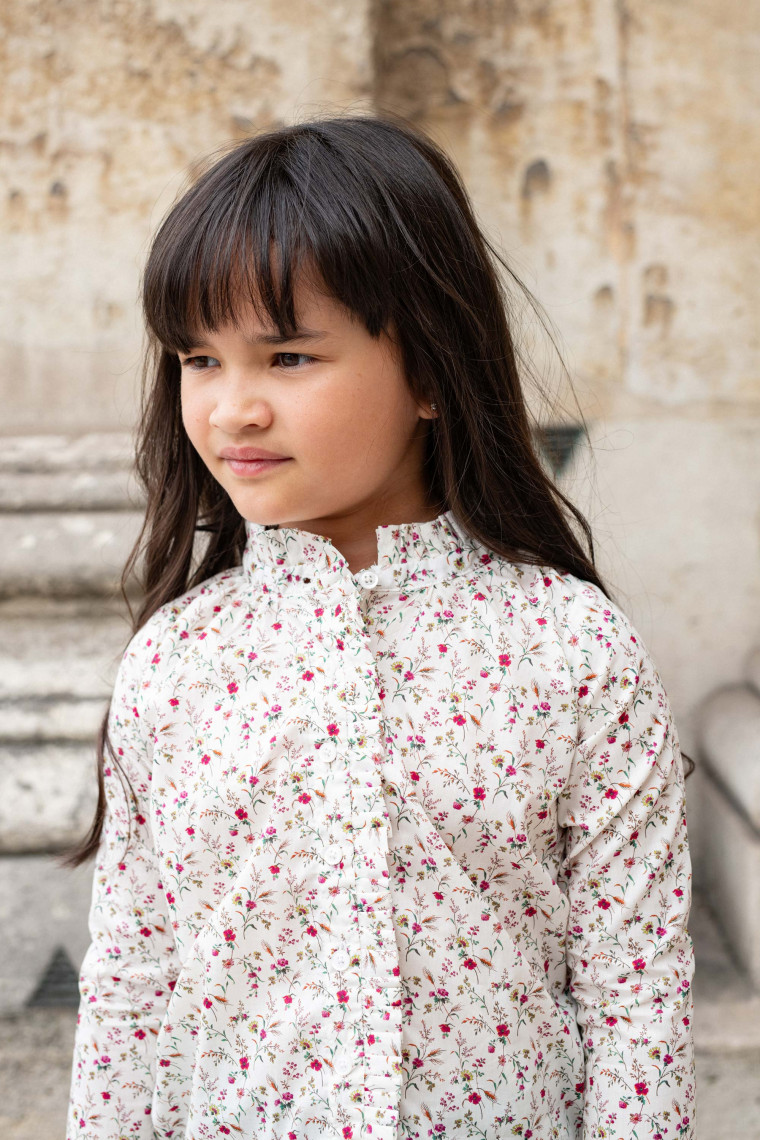 Blouse en Liberty pour fille
