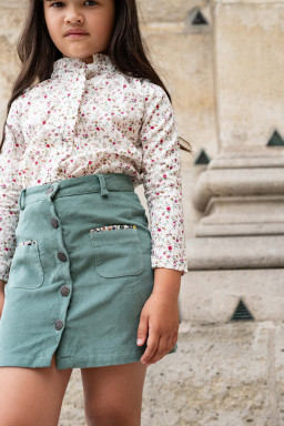Blouse fille en Liberty Flore