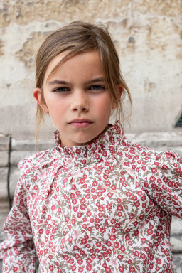 Blouse fille en Liberty Joyce