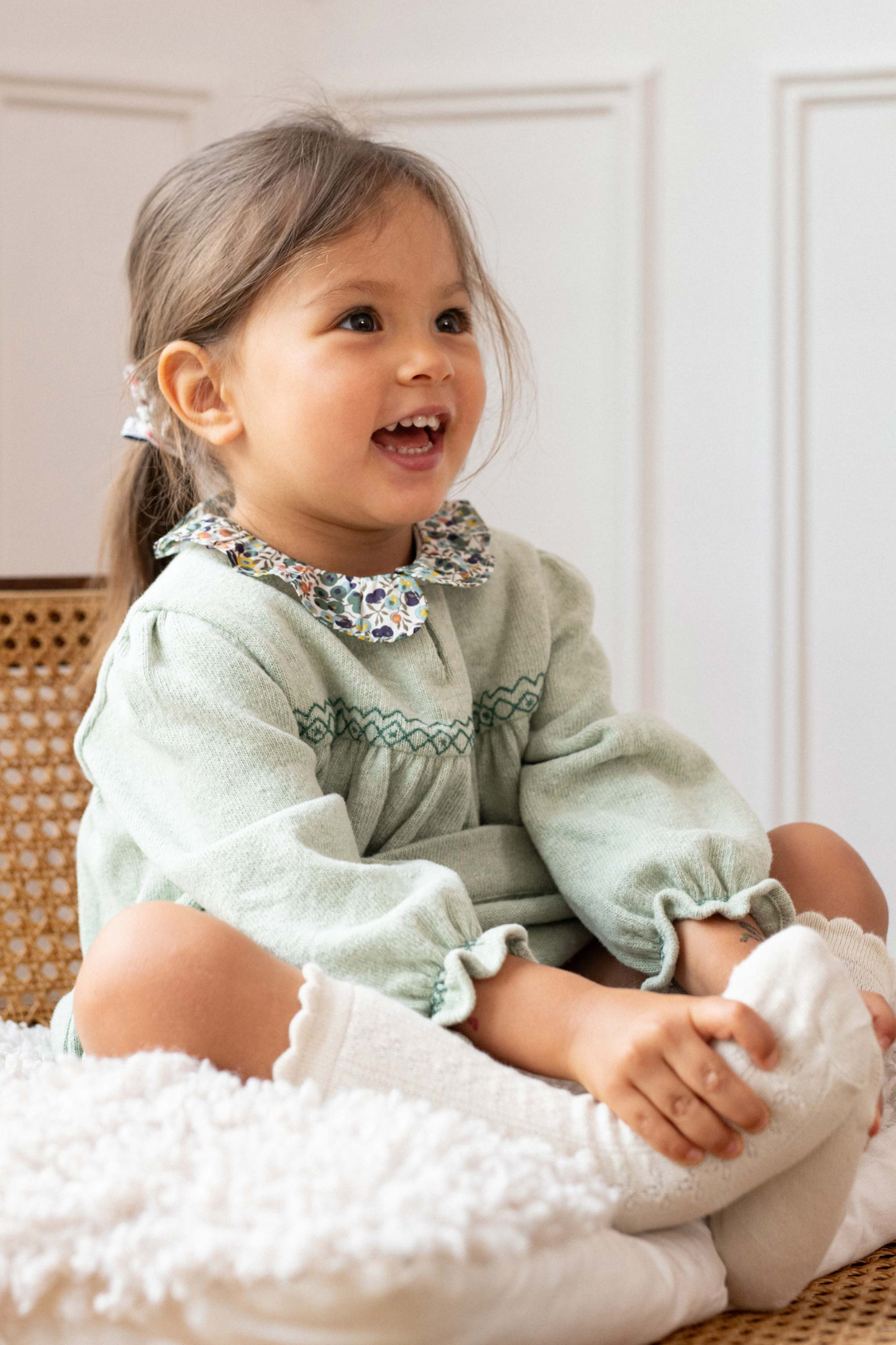 Robe bébé Alix - Marie Puce Paris - vêtements de créateur pour enfants