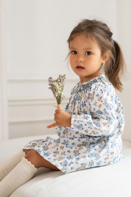 Melanie baby dress in Liberty