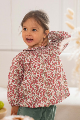 Blouse bebe en Liberty Confetti