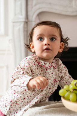 Blouse bebe en Liberty Corine