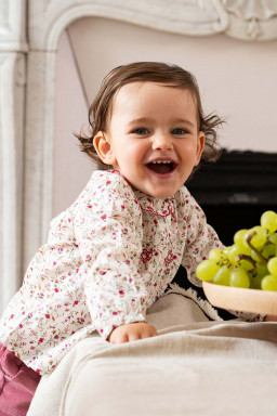 Blouse bebe en Liberty Corine