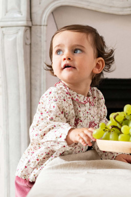blouse bébé en Liberty