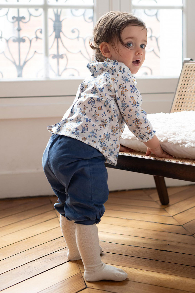 Pantalon bébé en velour