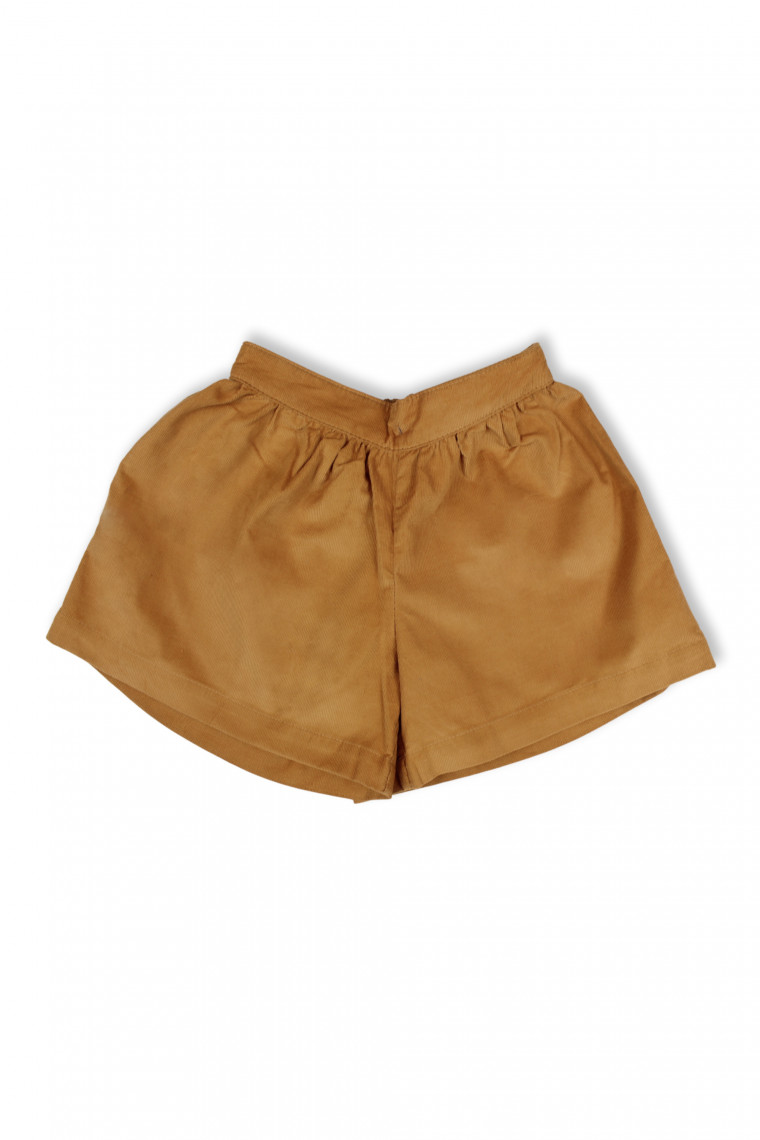 Jupe culotte pour fille en velours