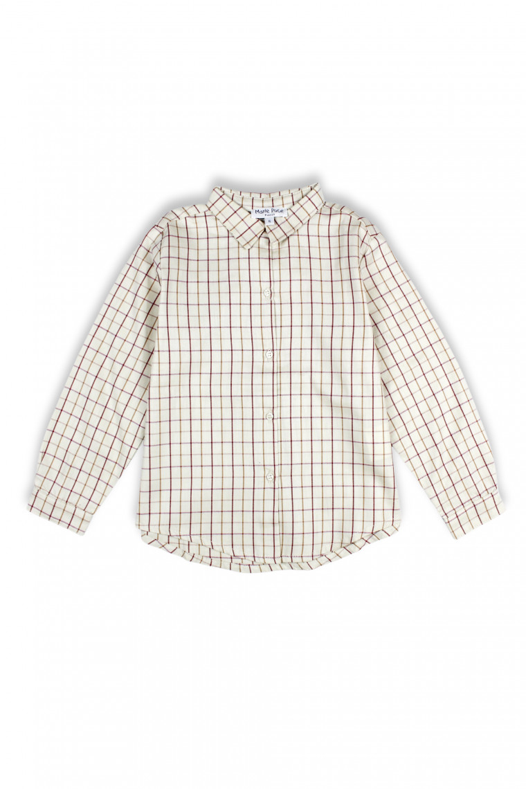 chemise à carreaux pour garçon