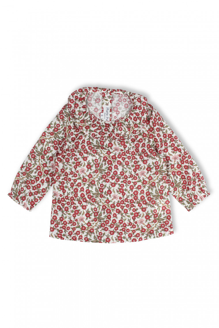 blouse bébé en Liberty