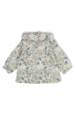 Blouse bébé en double gaze