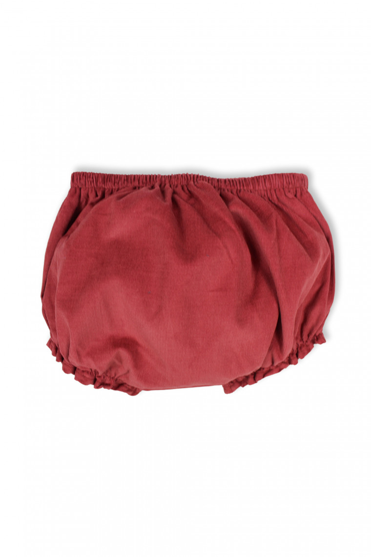 bloomer court pour bébé en velours