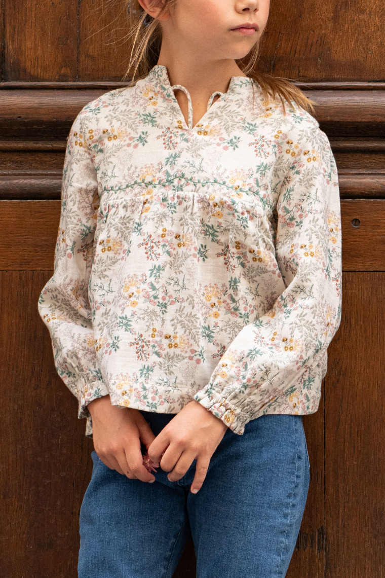 blouse femme en double gaze