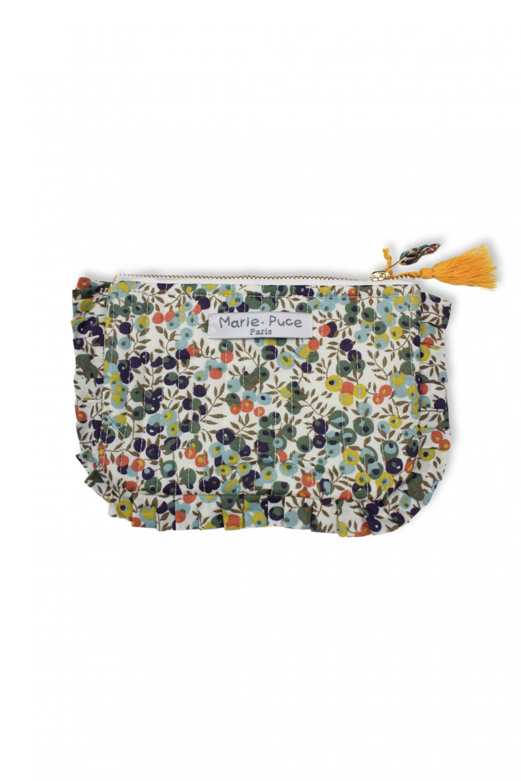 Pochette frou-frou en Liberty