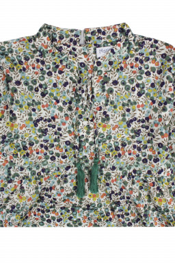 Blouse fille en Liberty Leonor