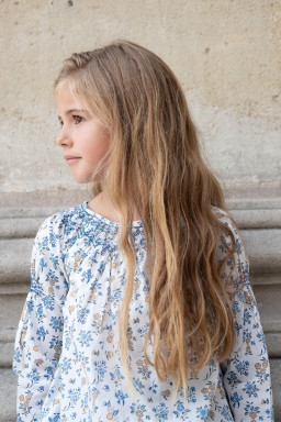Alba blouse for girl in Liberty